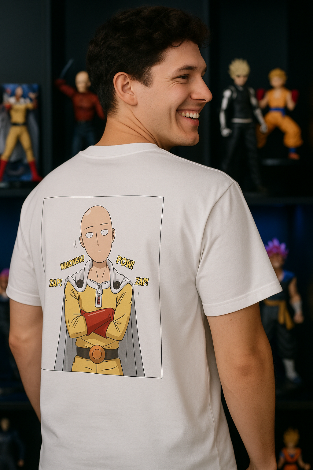 One Punch Man Oversized T-Shirt | Saitama Streetwear Anime Tee (Unisex, 220 GSM Cotton)