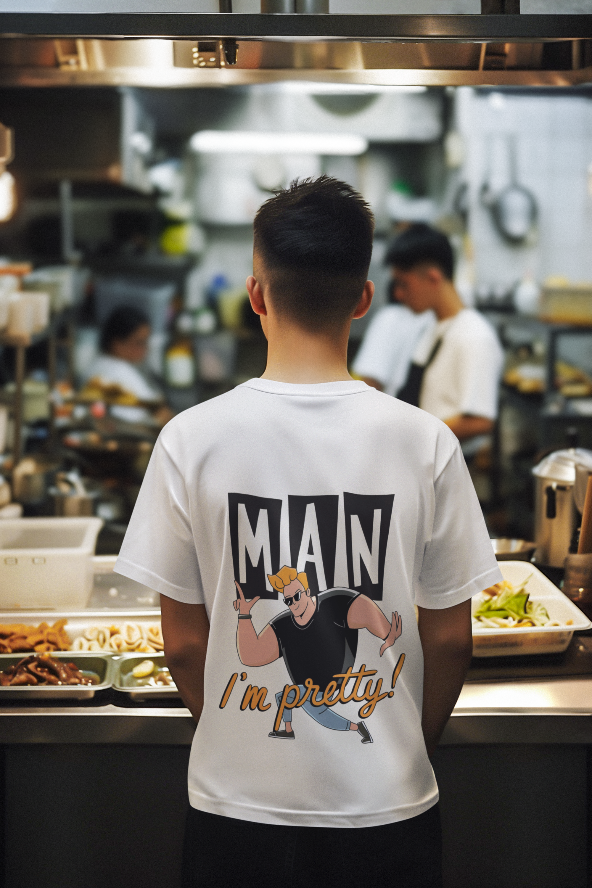 Man… I’m Pretty! Graphic Street Tee