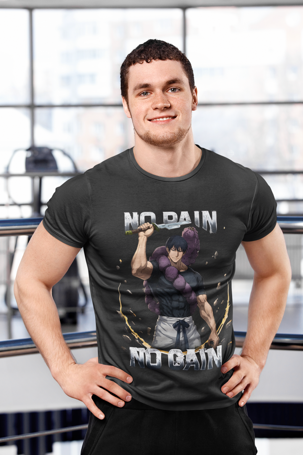 Toji – No Pain No Gain – Workout T-Shirt