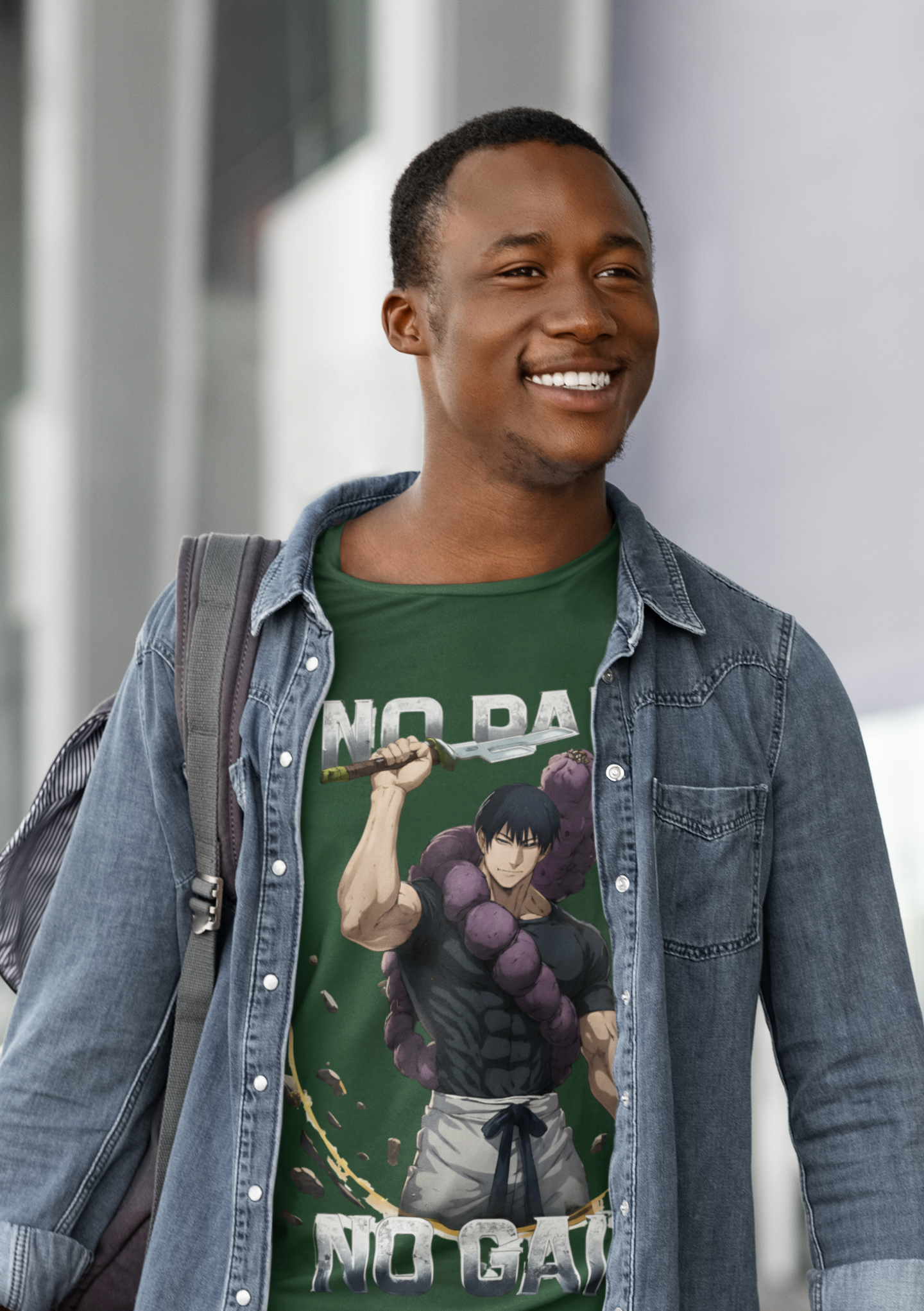 Toji – No Pain No Gain – Workout T-Shirt